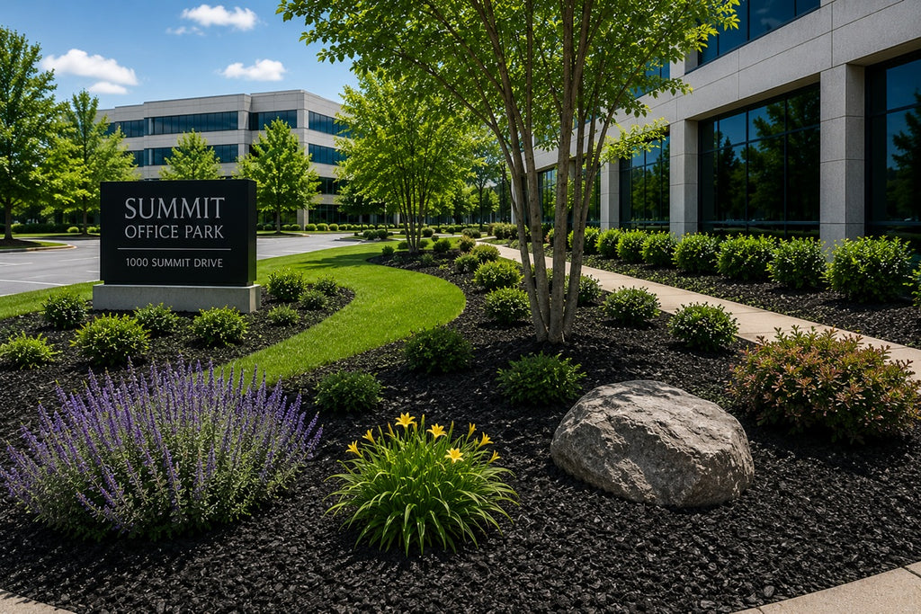 Black Rubber Mulch for Landscaping