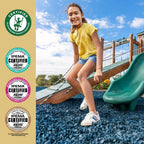 Blue Rubber Mulch for Playgrounds