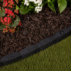 Brown Rubber Mulch for Landscaping