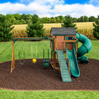 Brown Rubber Mulch for Playgrounds