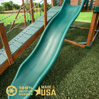 Green Rubber Mulch for Playgrounds