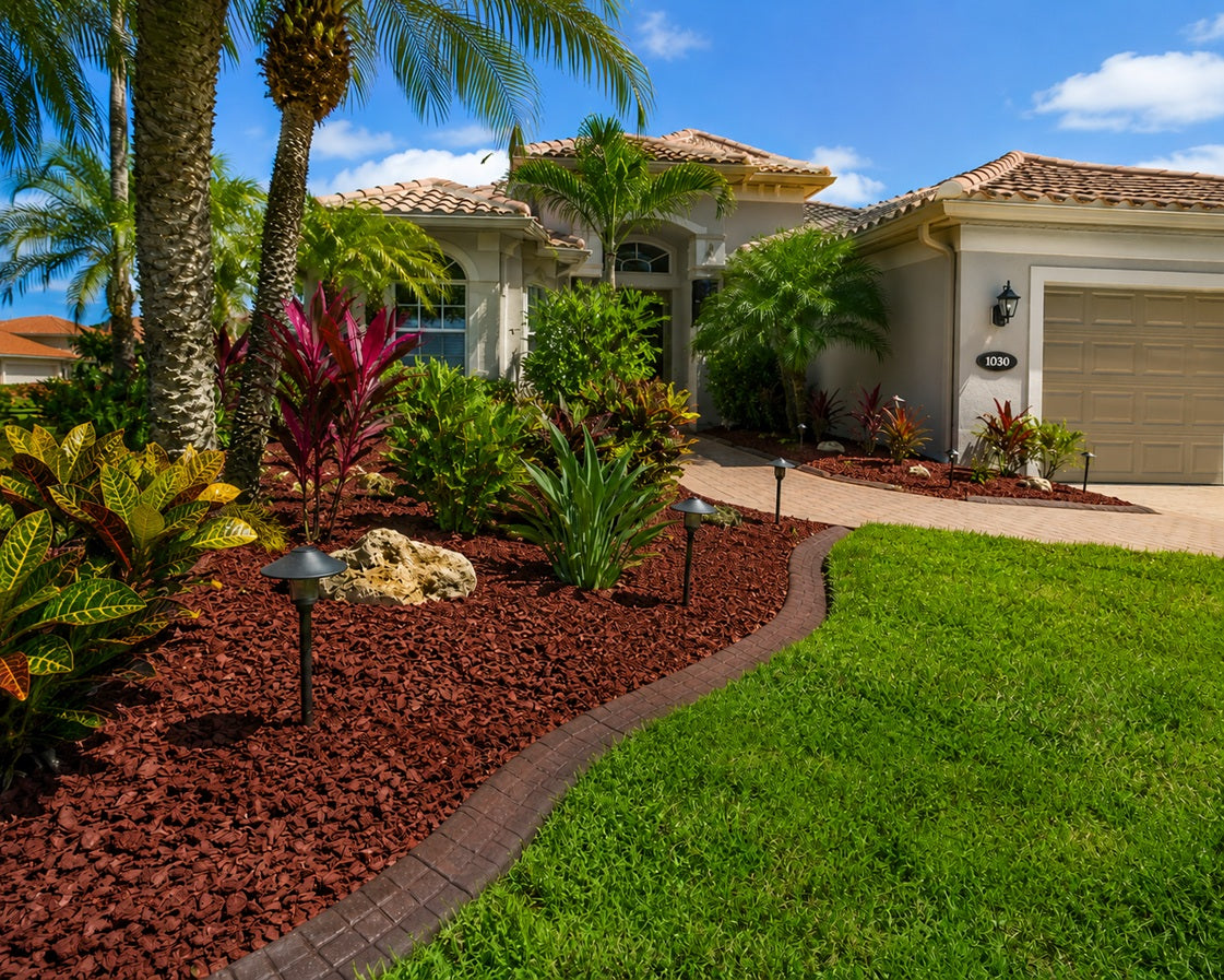 Bulk Red Rubber Mulch | Premium Landscaping Groundcover – Mulch Direct