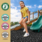 Unpainted Rubber Mulch for Playgrounds