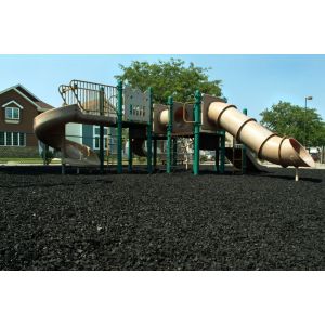 Black Rubber Mulch Customer Photo 1